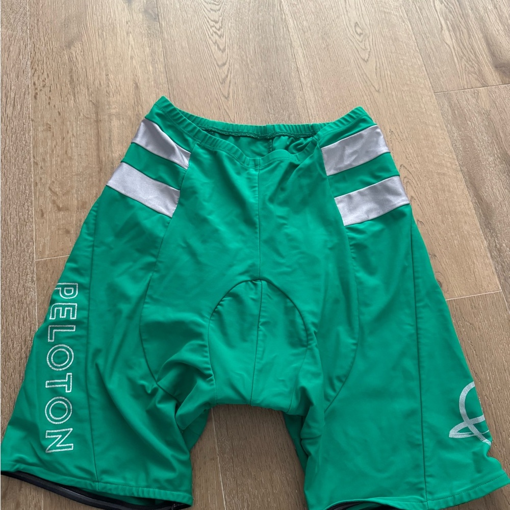 Peloton Vibrant Green Athletic Shorts